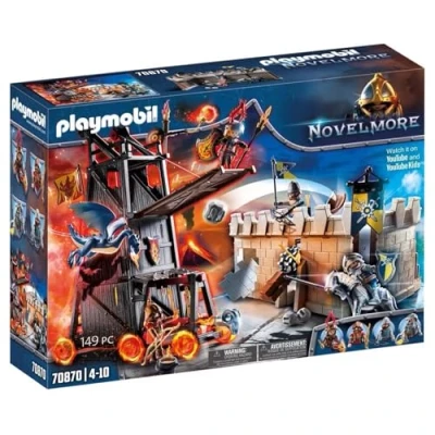 Imagen de PLAYMOBIL® 70870 Novelmore Juego de ataque con torre batalla
