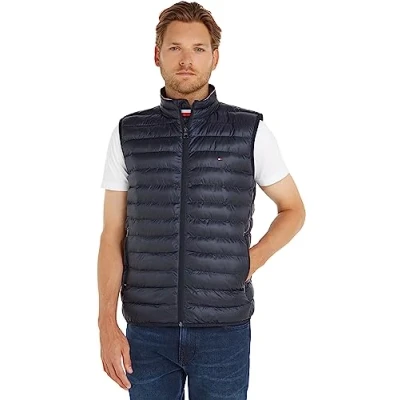 Imagen de Tommy Hilfiger Packable Recycled Chaleco, Hombre, Talla: Small, Desert sky