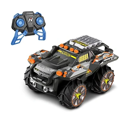 Imagen de Nikko 10221 VaporizR XT Coche teledirigido (15 km/h, batería LiFePo4, Resistente al Agua, Barro, Nieve, para niños a Partir de 6 años y Adultos, 30 cm), Color Gris