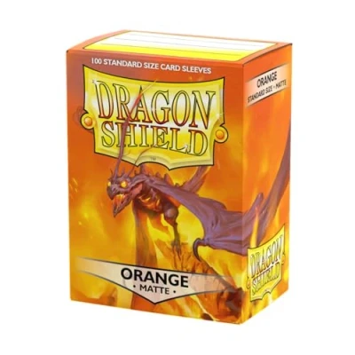 Imagen de Arcane Tinmen ApS ART11013 Dragon Shield Sleeves Matte Orange Card Game