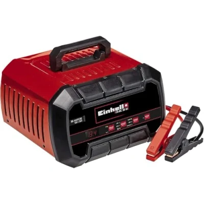 Imagen de Einhell Cargador de baterías CE BC 30 M (para gel, AGM, 3 600 Ah, sin mantenimiento / con bajo contenido ácido plomo, 12V/24V, control y seguimiento mediante microprocesador)