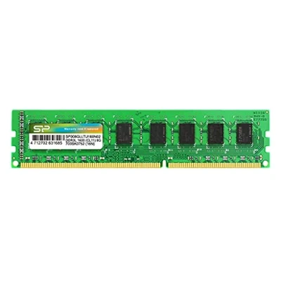 Imagen de Silicon Power Módulo de Memoria DIMM (8 GB, DDR3, 1166 MHz, bajo Voltaje), Color Verde