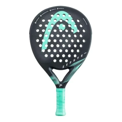 Imagen de Head Pala de pádel Zephyr Pro 2023, Negro/Verde Azulado 365 g, Redonda