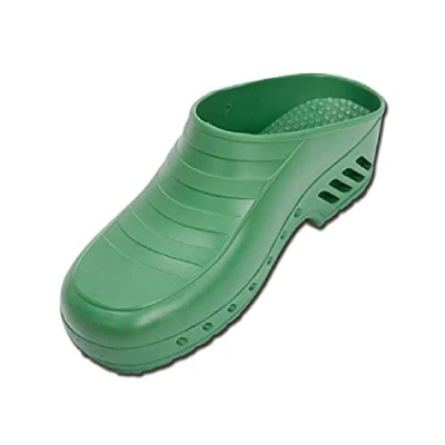 Imagen de Gima Zuecos Profesionales, Anatómicos, Unisex, Antideslizantes, Antiestáticos, Parte Superior No Perforada, Suela Color Verde, Talla EU 42, 1 Par