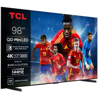Imagen de TV QD Mini LED 98&quot; TCL 75C7K, UHD 4K, AiPQ Pro, Smart TV, DVB T2 (H.265), Negro