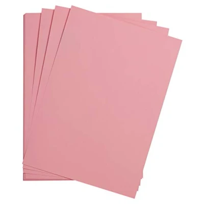 Imagen de Clairefontaine 975265C Paquet Papier Maya 25 Feuilles Dessin Lisse Rose Clair A4 21x29,7 cm 185g Idéal pour le et les Activités Créatives