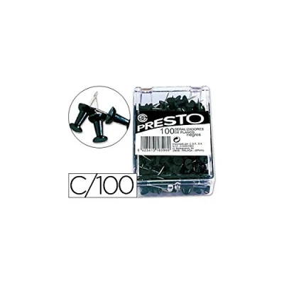 Imagen de Q Connect 18 NE Pack de 100 señalizadores planos, color negro