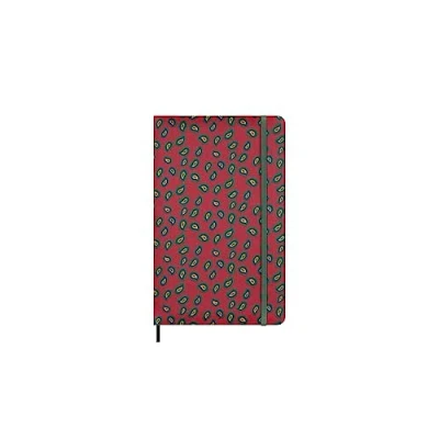 Imagen de Moleskine Cuaderno Silk, Tapa Dura con Seda Italiana de Mantero, Páginas Rayadas y Cierre Elástico, Caja Regalo, Formato Large 21x13cm, Color Burdeos
