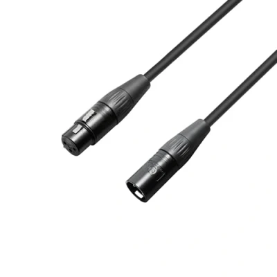 Imagen de Adam Hall Cables 4 Star MMF 0100 Krystal Cable de micrófono OCC XLR Hembra a Macho, 1 m