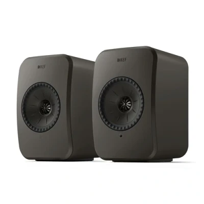 Imagen de Altavoz de estantería KEF LSXII LT, Set 2, Sistema Hi Fi Wireless, 200W, 102dB, Bluetooth, Grey