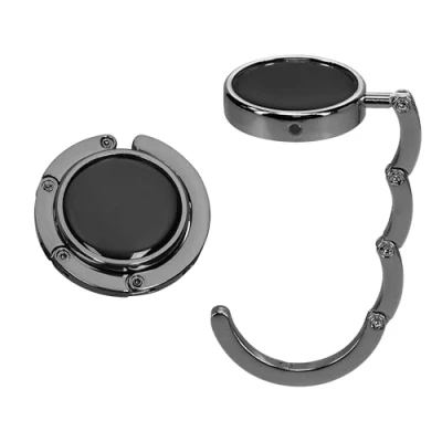 Imagen de kwmobile Ganchos de Bolso para Mesa 2X Colgador portátil con Gancho Abrigos Bolsos Paraguas MAX. 3 kg