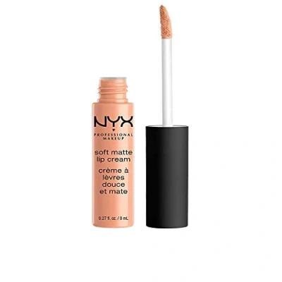 Imagen de NYX Professional Makeup Pintalabios Soft Matte Lip Cream, Acabado cremoso mate, Color ultrapigmentado, Larga duración, Fórmula vegana, Tono: Cairo