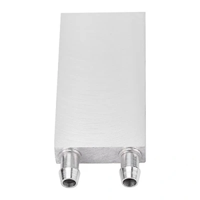 Imagen de ASHATA Bloque de Refrigeración Agua Aluminio,Sistema Disipación Calor para PC, Ordenador, CPU,para por Líquida Portátil(40 * 80 12 mm)