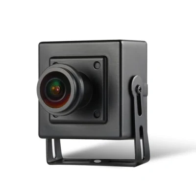 Imagen de Revotech Mini Fisheye PoE Cámara IP, HD 3MP de Seguridad para Interiores Lente 1.7mm 170 Grados Gran Angular P2P Vista Remota CCTV Video CAM H.265 (I706 3 P Negro)