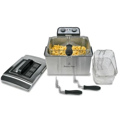 Imagen de Sogo Freidora profesional de acero inoxidable, 5 l (SS 798)