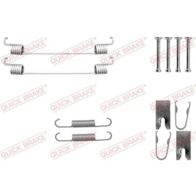 Imagen de QUICK BRAKE 105 0042 Juego de accesorios, zapatas freno FIAT: 500 C Cabrio, Hatchback, RENAULT: CLIO III Grandtour, 3, NISSAN: MICRA 3