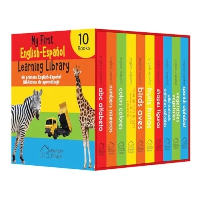 Imagen de My First English Español Learning Library / Mi primea Biblioteca de aprendizaje: Boxset of 10 Spanish Board Books