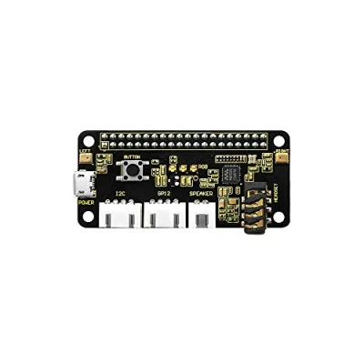 Imagen de KEYESTUDIO ReSpeaker 2 Mic Pi Hat 5V para Raspberry 4 V1.0 Tablero de Expansión Smart Voice 4/2/3/3B/ Starter Kit