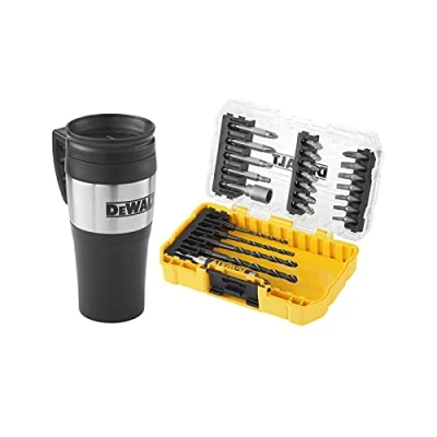 Imagen de DeWALT DT70707 QZ Juego de puntas destornillador (26 piezas) Incluye vaso, color negro y amarillo.