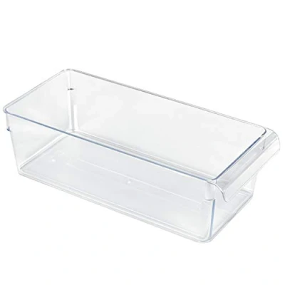 Imagen de Rotho Loft, Organizador de la nevera 3.1l, Plástico PP sin BPA, transparente, M, 3.1l 31.0 x 14.0 9.0 cm
