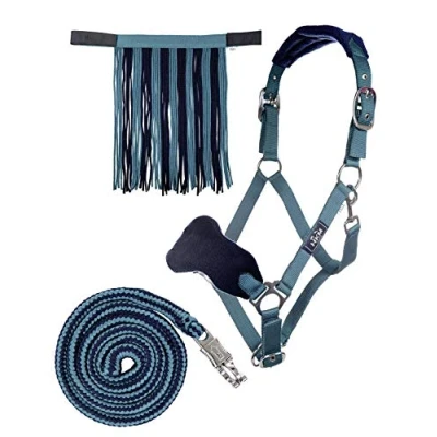 Imagen de HKM Conjunto Cabestro + Punto 10734 Pink Vollblut