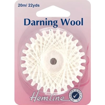 Imagen de Hemline Darning Wool: 20m: White