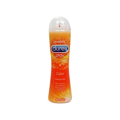 Imagen de Durex Lubricante Calor y Diversión, óptimo para masturbación, 50 ml