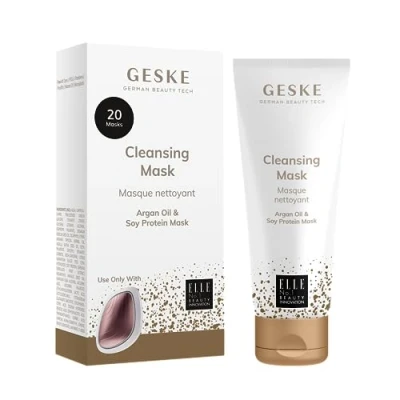 Imagen de GESKE Mascarilla Limpiadora Aplicar con Sonic Warm and Cool Mask de cuidado purificante Mascarillas para mujer y hombre Fórmula vegana sin experimentación animal
