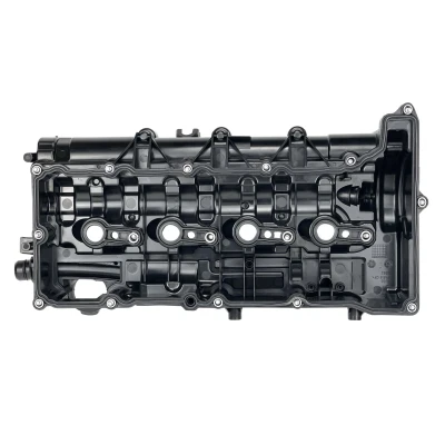Imagen de VAICO V20 4171 Tapa de Balancines con junta cubierta válvula ventilación, tornillos BMW: 3 Sedán, Touring