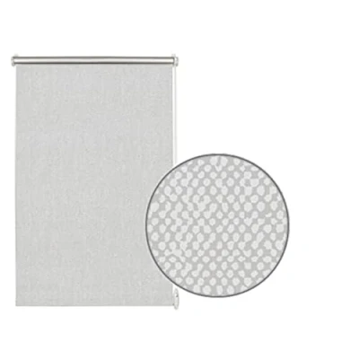 Imagen de GARDINIA Easyfix Estor con Parte Trasera térmica para Sujetar o Pegar, persiana Opaca sin taladrar, protección contra el Calor, Ahorro de energía, Punto Gris, 100 x 150 cm (Ancho Alto)