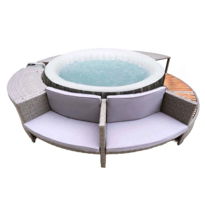 Imagen de Spa exterior Bahamas con recubrimiento 279x40x56 cm K2O Full