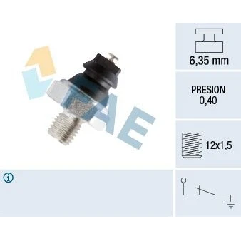 Imagen de Interruptor de presión aceite FAE 12200
