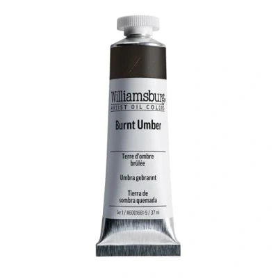 Imagen de Williamsburg Handmade Oil Color 37ml Burnt Umber by