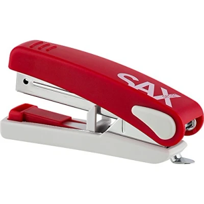 Imagen de SAX 519 grapadora plana para hasta 20 hojas, ahorro del 30% en la altura de pila gracias al grapado especial, fabricada material robusto, diseño estilizado y elegante