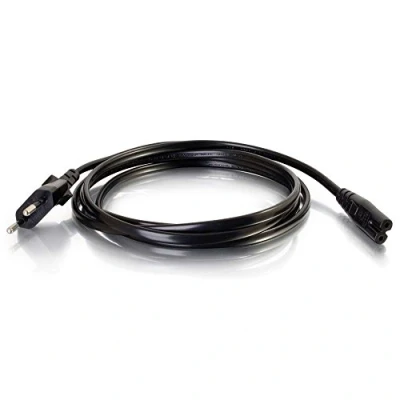 Imagen de C2G Cable de alimentación 3M C7 (CEE 7/7 a IEC 60320C7) Figura 8 80618 Negro
