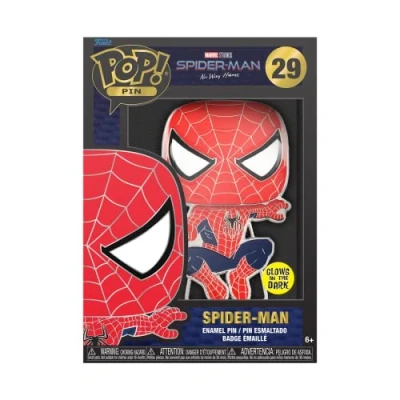 Imagen de Funko Pop! Large Enamel Pin MARVEL: Spiderman TOBEY MCGUIRE Spider Man No Way Home Pins de Esmalte Broche Coleccionable para Mochilas Y Bolsos Idea Regalo Movies Fans