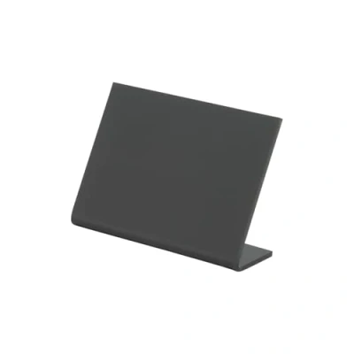 Imagen de SECURIT Pizarra de Mesa en Forma L A8 Porta Menú Acrílico Apilable Café, Bar, Restaurante 7 x 7,5 3,5 cm Color Negro