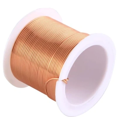 Imagen de alambre de cobre 50 g, 0,9 mm, cobre, esmaltado
