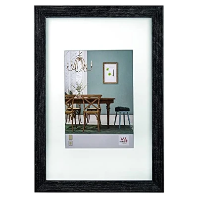 Imagen de walther design EF318D Marco de madera Fiorito 13x18 cm, gris oscuro