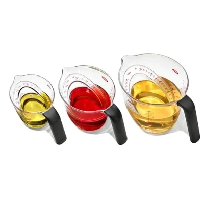Imagen de OXO Good Grips® Juego de 3 tazas medición en ángulo Definir negro