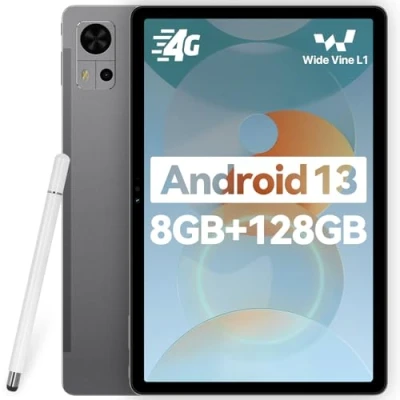Imagen de Tablet 10.1 Pulgadas,Android 13 Tableta,UMIDIGI G5 Tab Tablets Android,8GB+128GB(TF 1TB) T606 CPU,Octa Core,Widevine L1,Gaming 6000mAh,GPS con Sim Card,13MP+8MP,4G LTE/WiFi/BT5.0