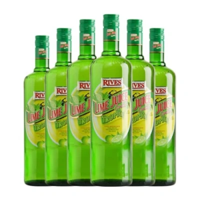 Imagen de Schnapp Rives Lime Juice Tropic Botella Misil 1 L (Caja de 6 L)