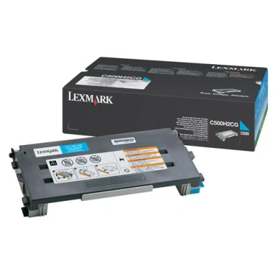Imagen de X502n MFP Lexmark C500H2CG toner cian XL (original)