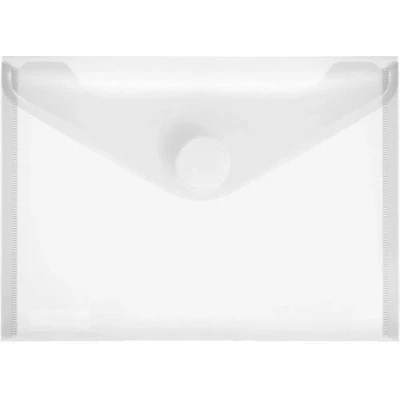 Imagen de 10 x FolderSys Carpeta Portadocumentos A6 horizontal PP Velcro transparente mate