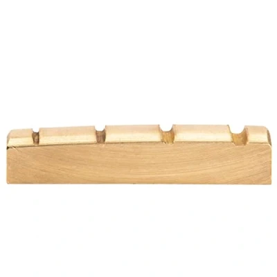 Imagen de Musiclily Basic 43mm Bajo Cejuela de Latón Ranurada Nut para 4 Cuerdas Precision Jazz Bass 43x6x9mm