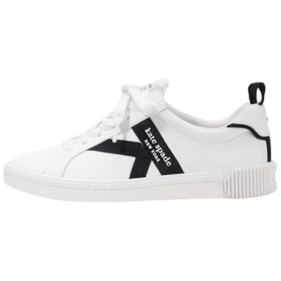 Imagen de kate spade new york Signature Zapatillas, Mujer, Talla: 41, True white/black Zapatos