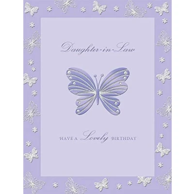 Imagen de Piccadilly Greetings Tarjeta de cumpleaños moderna para nuera, 20 x 15 cm