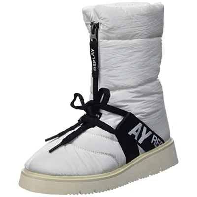 Imagen de Replay Melrose Zip, Botas de Moda Mujer, 061blanco, 39 EU