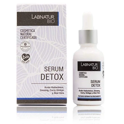 Imagen de Serum Facial Detox Labnatur Bio 30 Ml. Sérum Antiedad con Efecto Antiarrugas, Hidratante e Iluminador Mejor Acido Hialuronico