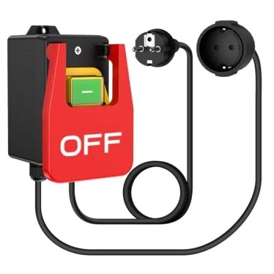 Imagen de Interruptor de Encendido/Apagado Monofásico 230 V,16 A Seguridad,Interruptor Impermeable con Enchufe,Interruptor la Máquina Utilizado para Apagar Rápidamente el Equipo Eléctrico